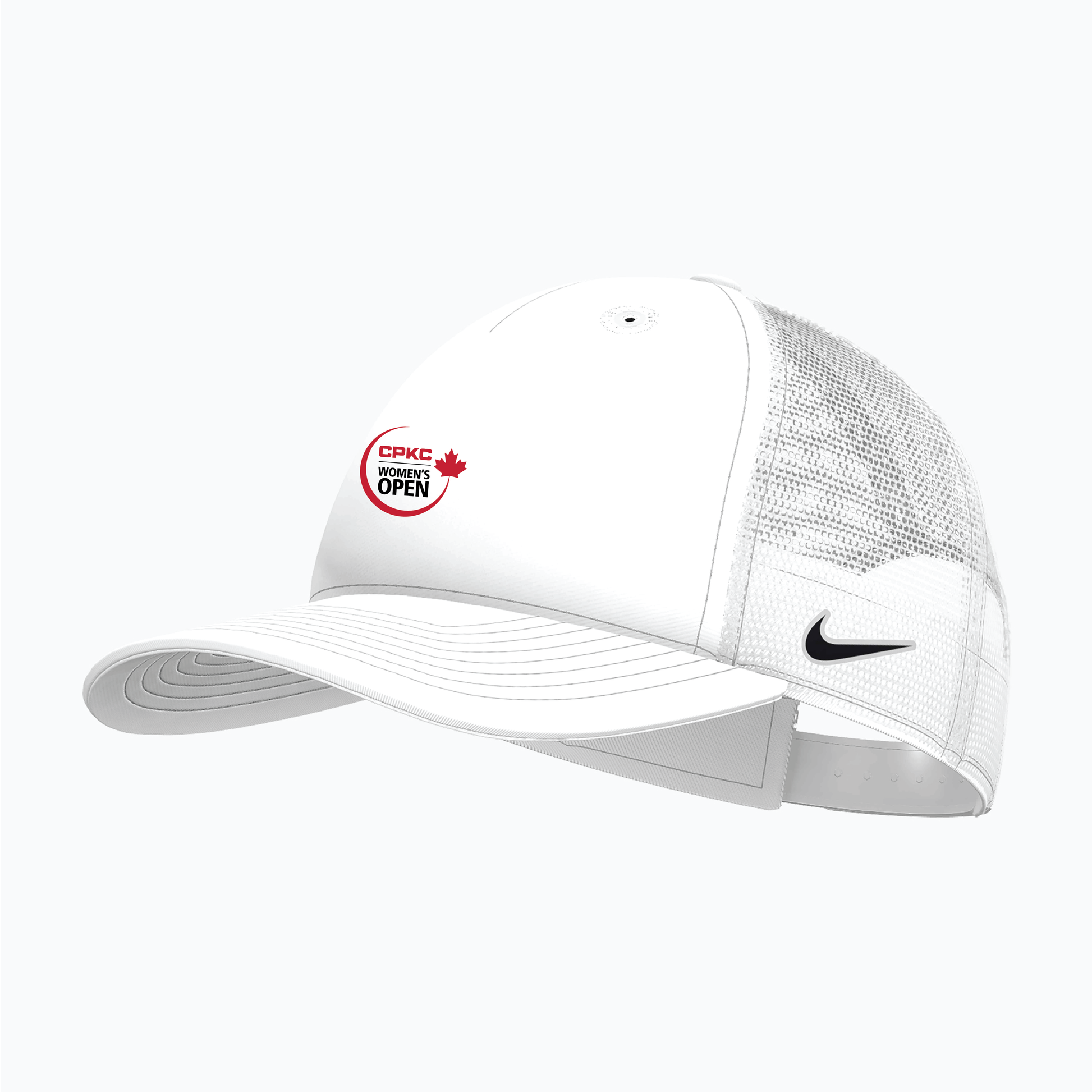 CPKC Women's Open White Rise Trucker Cap