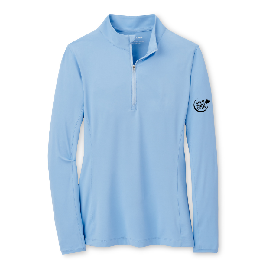 CPKC Women's Open Ladies Blue Essential Lightweight Quarter Zip