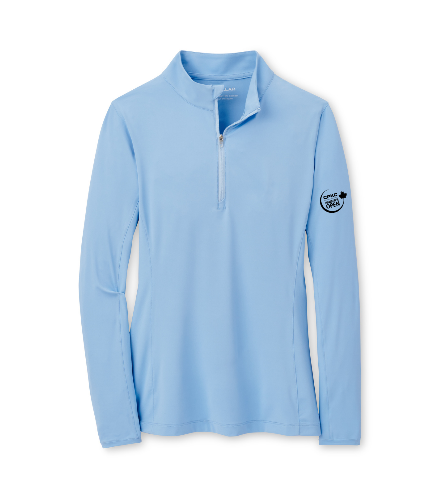 CPKC Women's Open Ladies Blue Essential Lightweight Quarter Zip