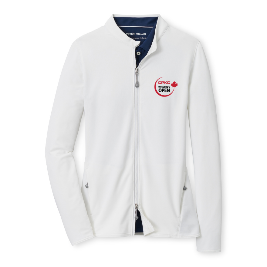 CPKC Women's Open Ladies White Full Zip Jacket