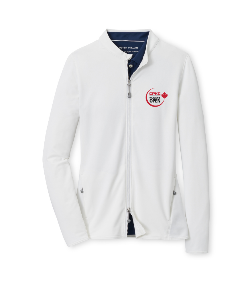 CPKC Women's Open Ladies White Full Zip Jacket