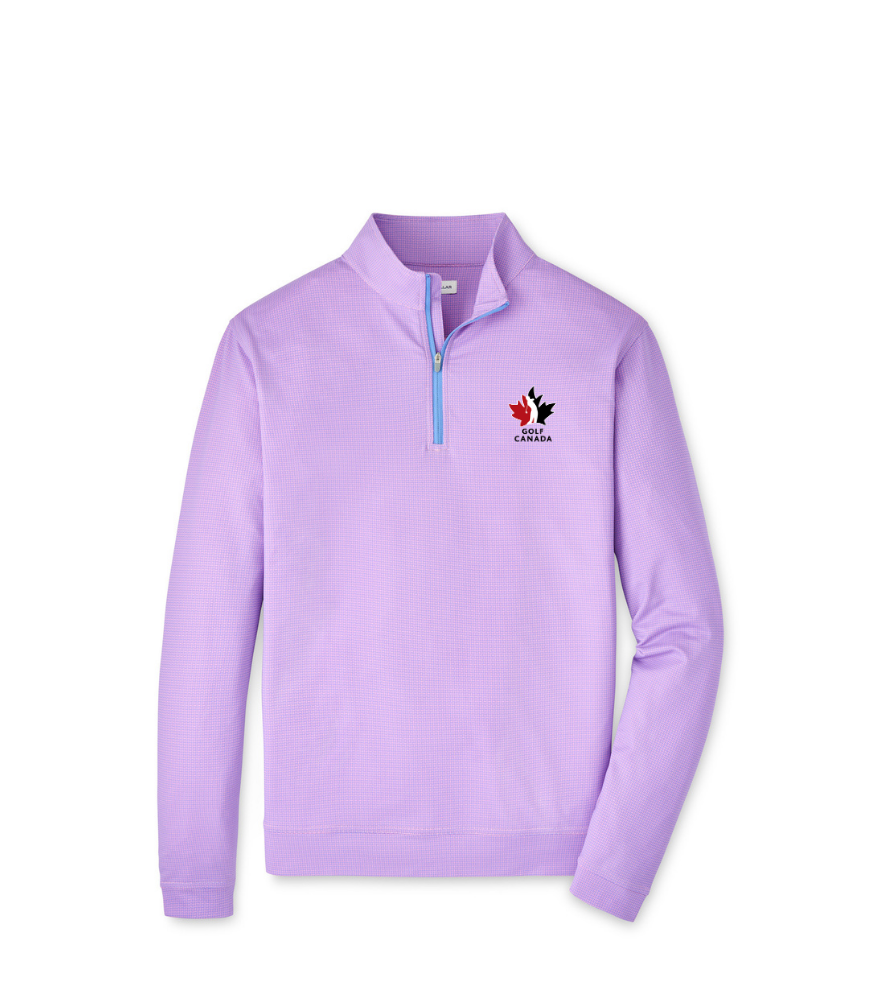 Golf Canada Basketweave Performance Quarter Zip