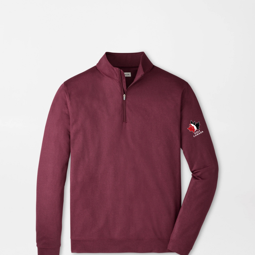 Golf Canada Herringbone Performance Quarter Zip