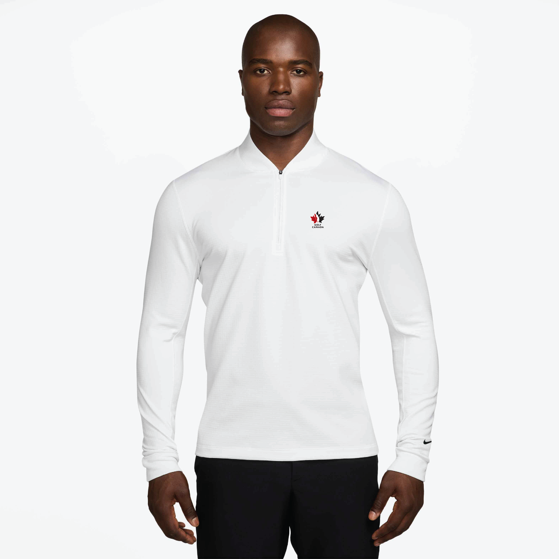 Golf Canada White Velocity Quarter Zip