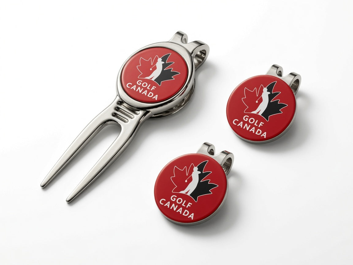Golf Canada Divot Tool with Magnetic Ball Marker