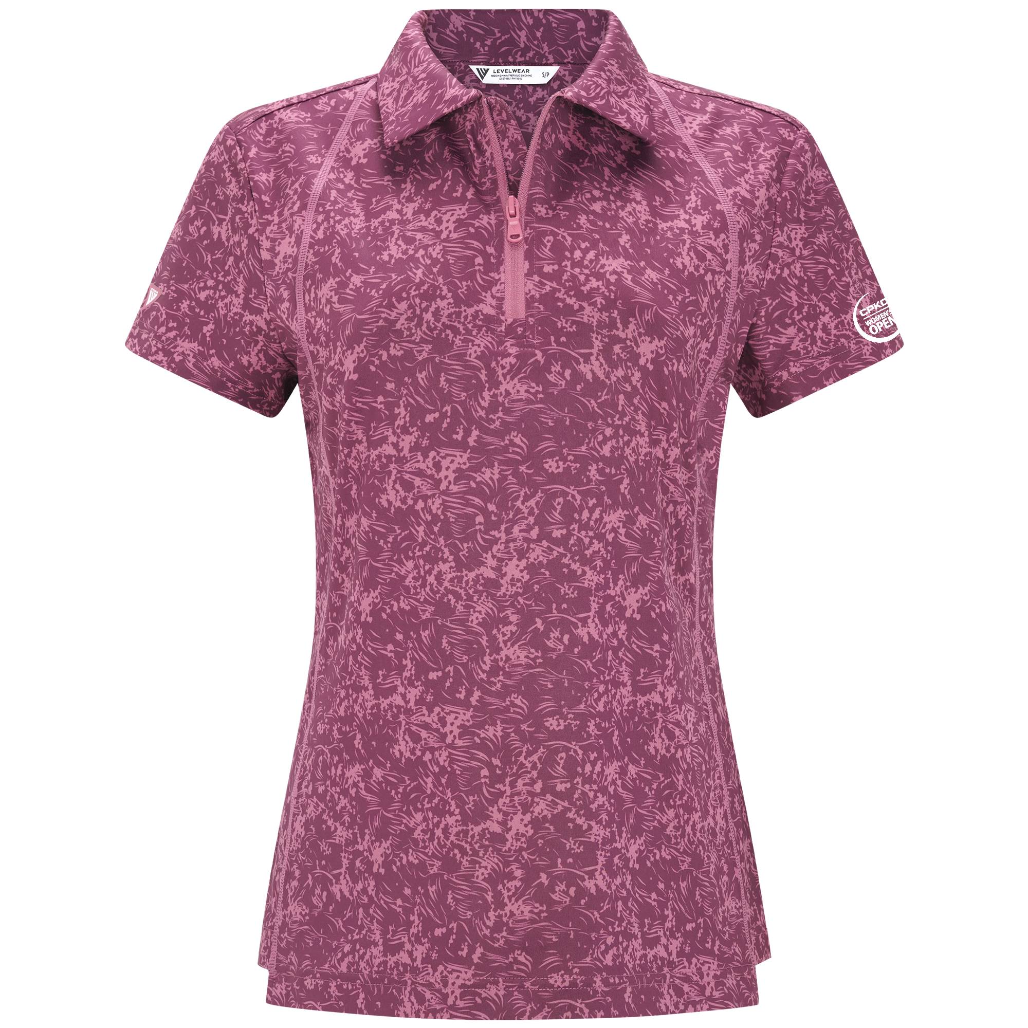 Ladies Zip Polo