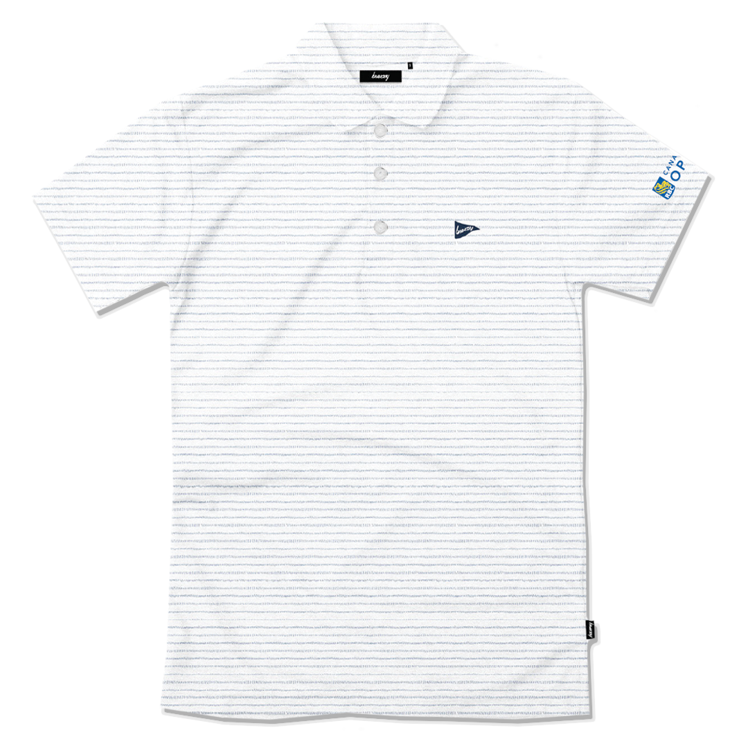 Polo Pebbled Stripes blanc de l'Omnium canadien RBC