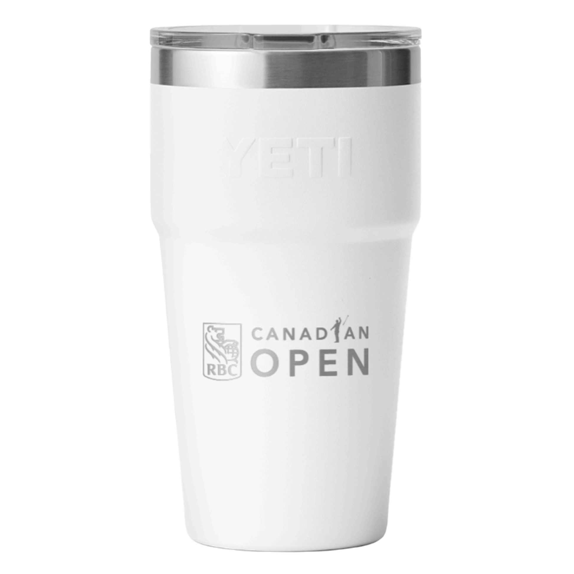 RBC Canadian Open White 20oz. Stackable Rambler