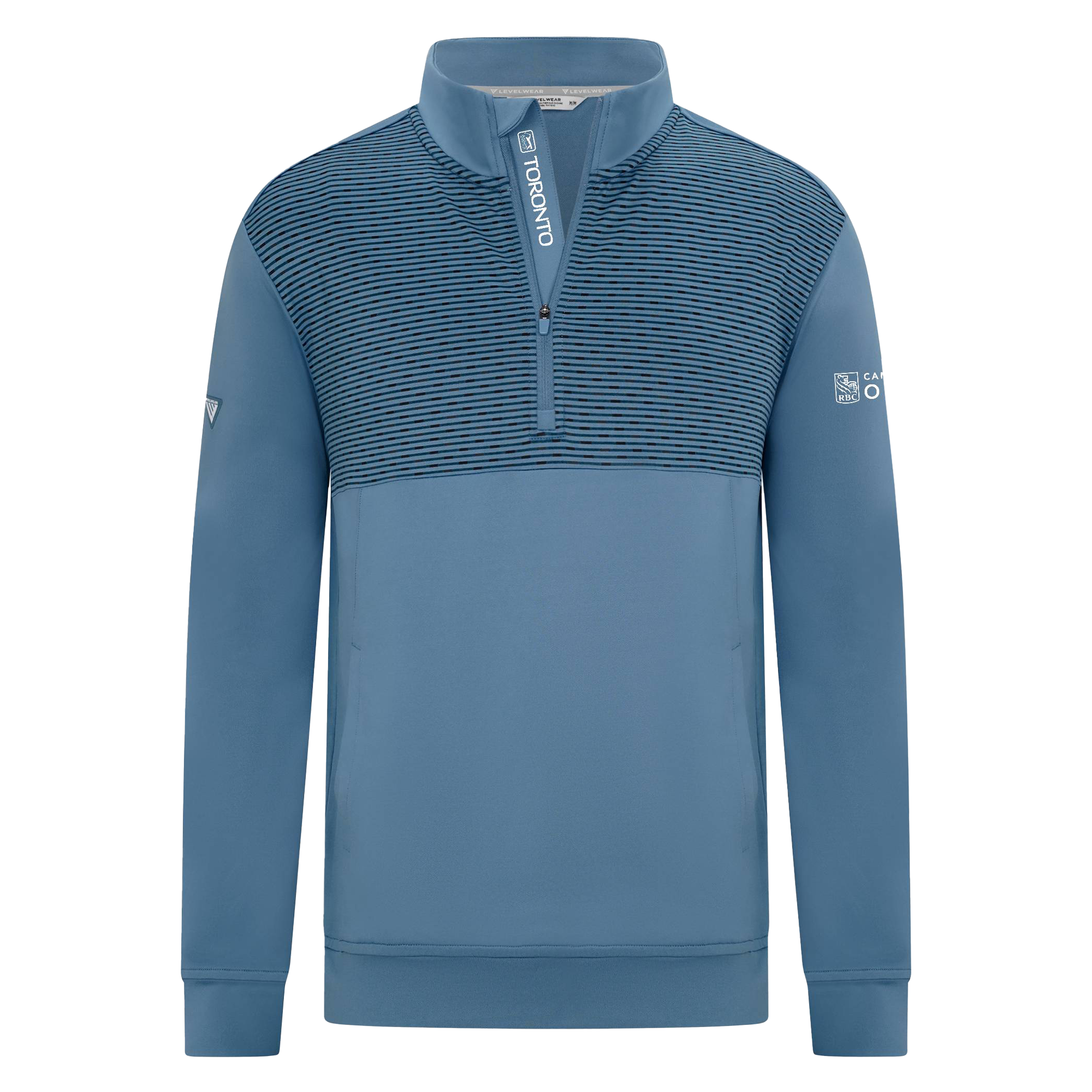 Chandail à col zippé Trace bleu de l'Omnium canadien RBC