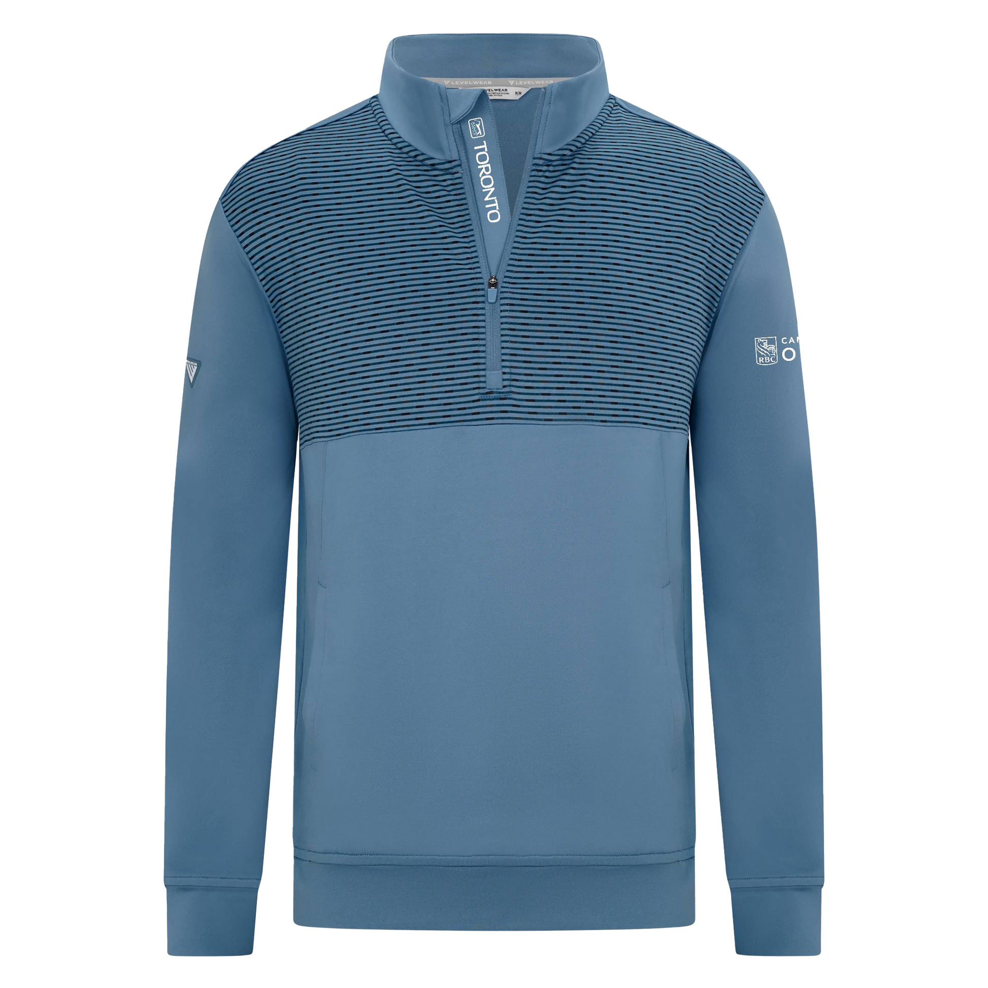 Chandail à col zippé Trace bleu de l'Omnium canadien RBC