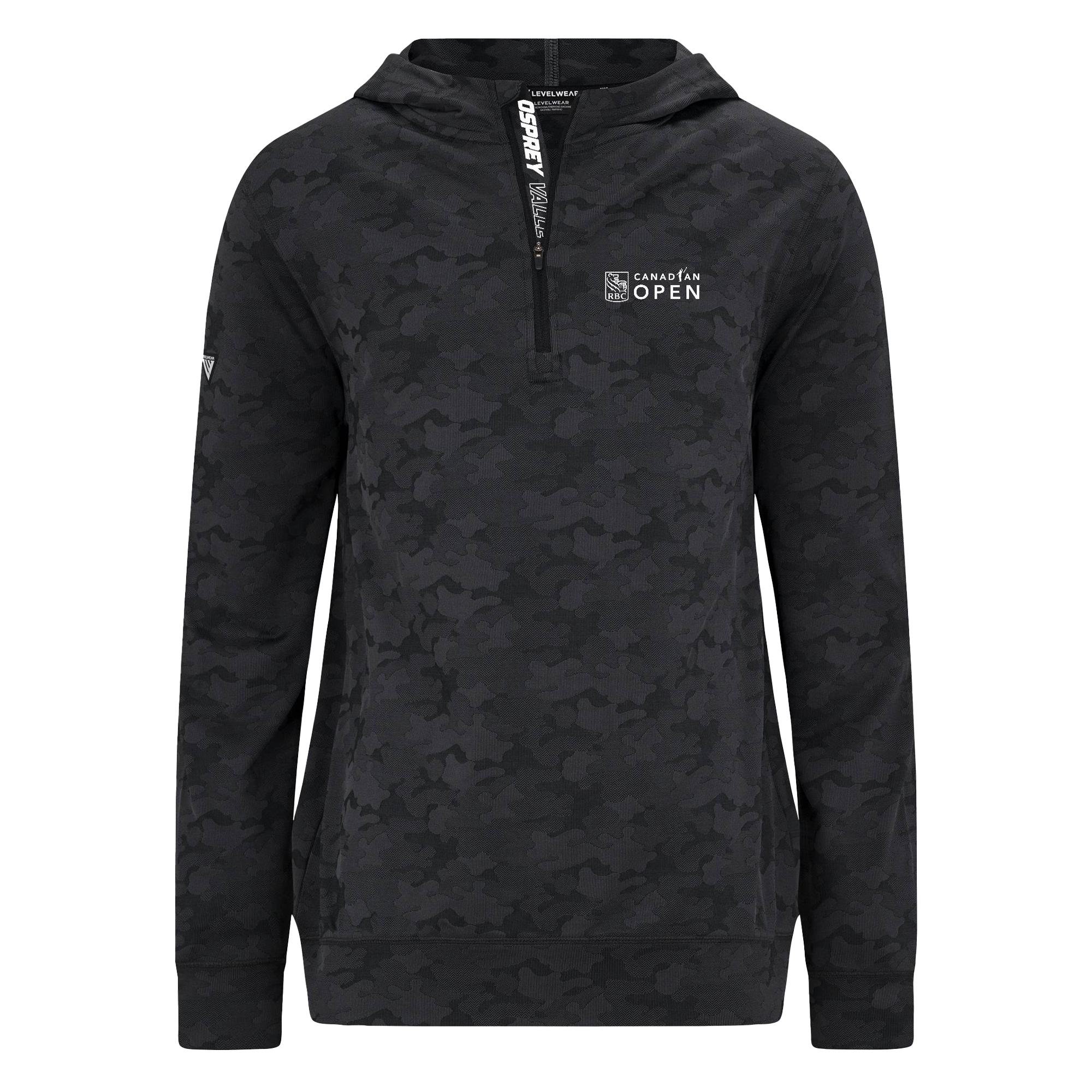 Chandail à capuchon à col zippé Active camouflage gris de l'Omnium canadien RBC