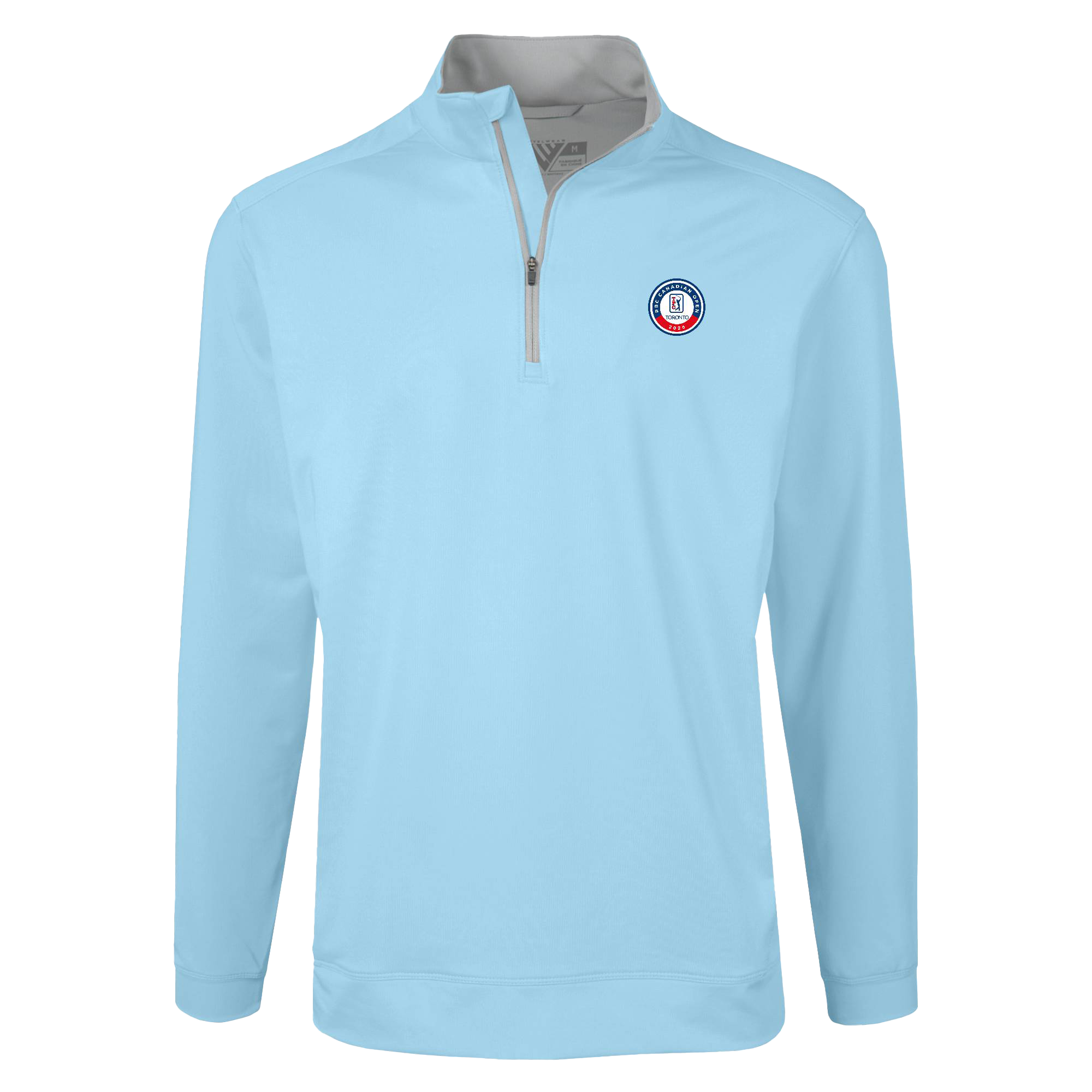 Chandail à col zippé Direct bleu pâle de l'Omnium canadien RBC