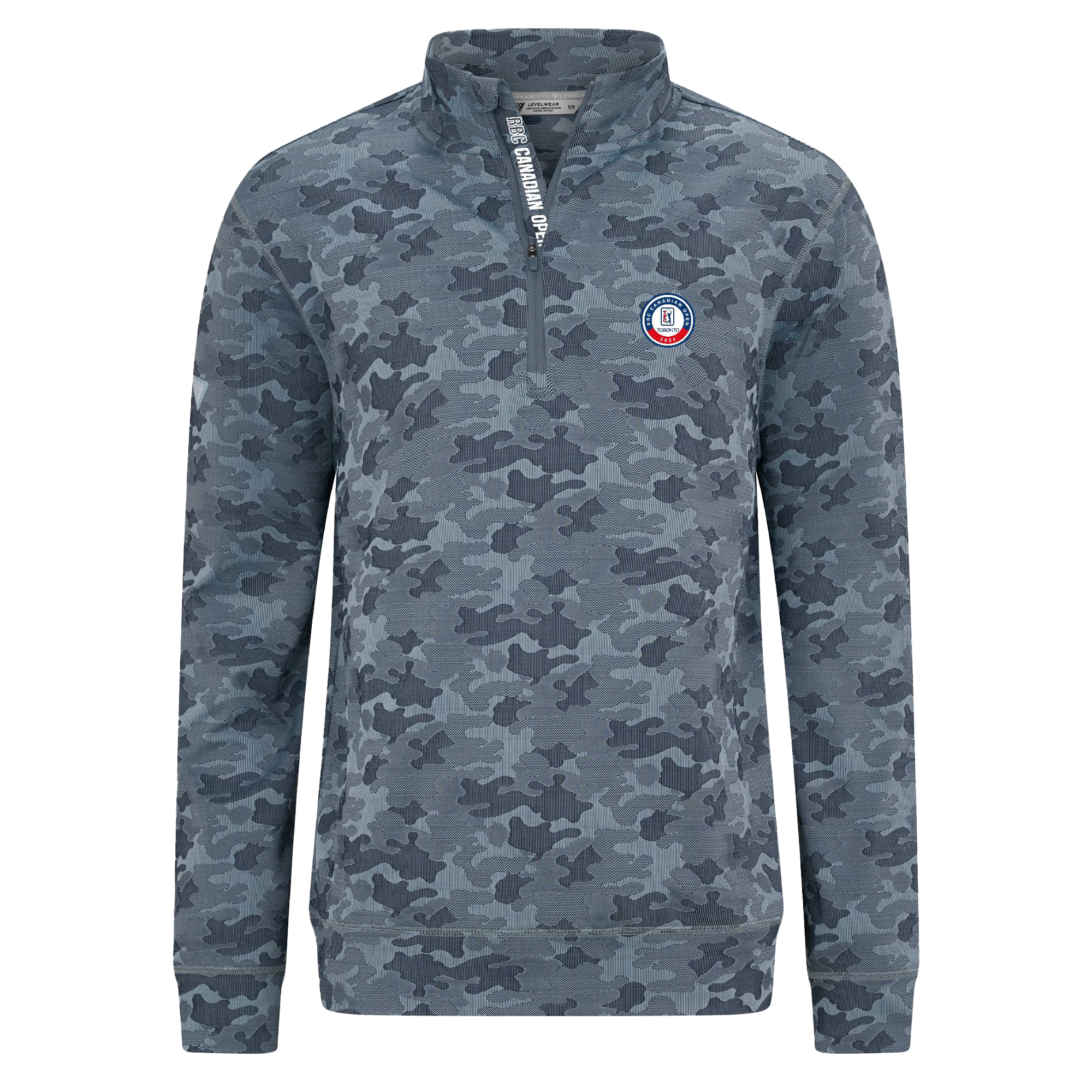 Chandail à col zippé Direct bleu pâle de l'Omnium canadien RBC