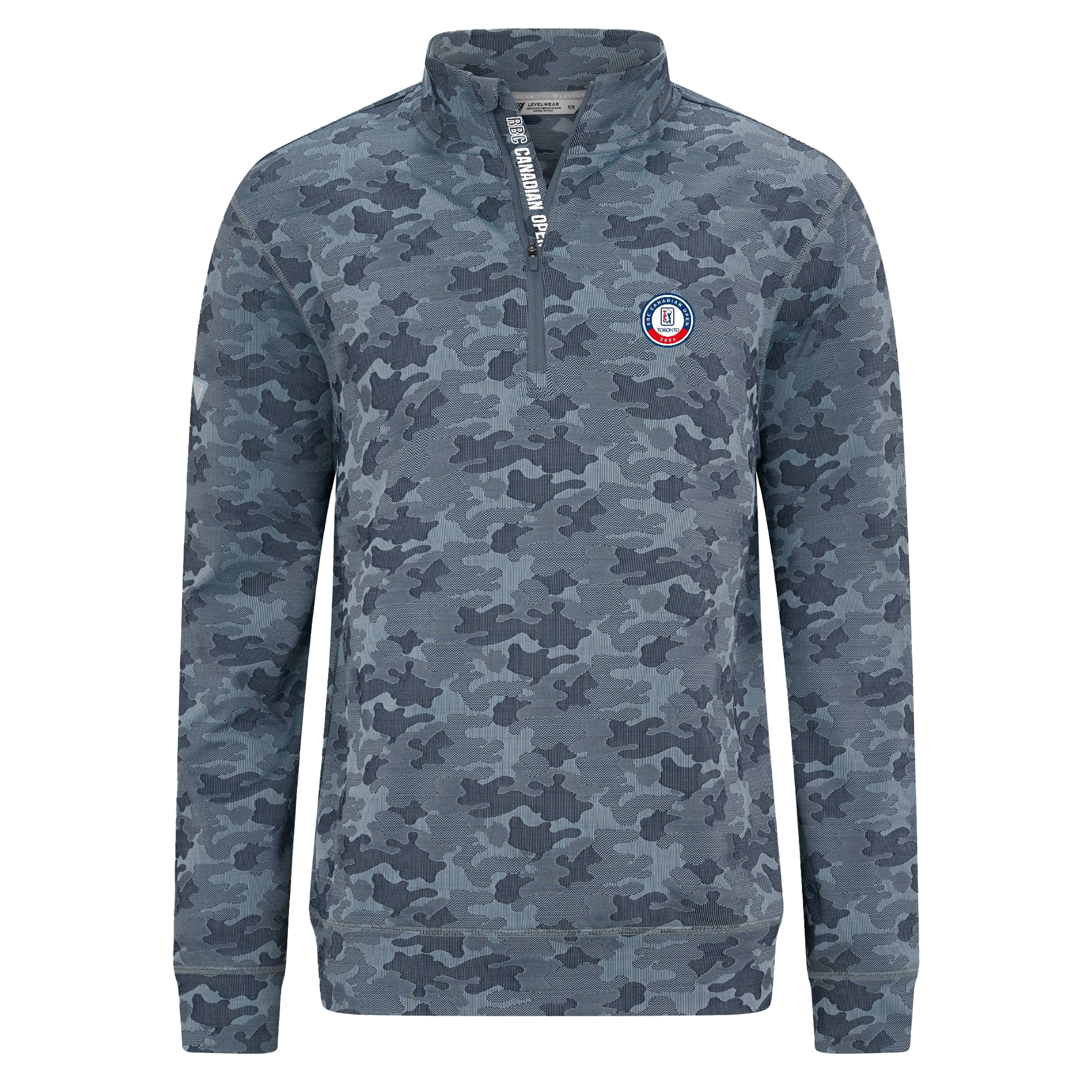 Chandail à col zippé Direct bleu pâle de l'Omnium canadien RBC