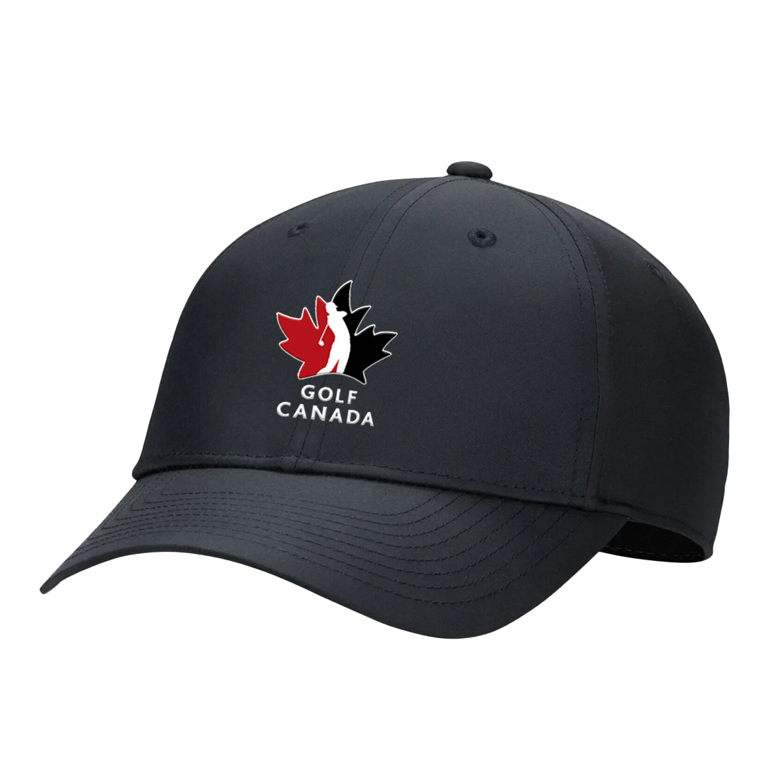 Casquette de club noire Golf Canada