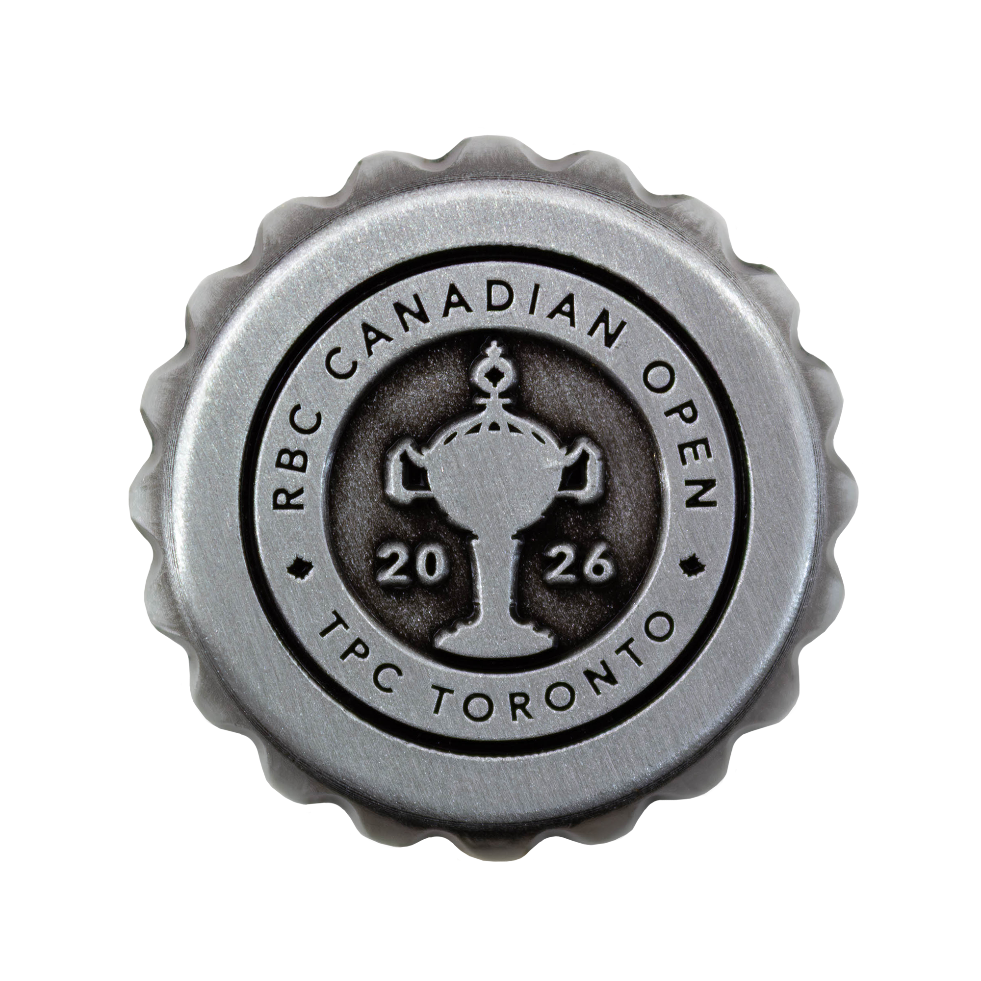 RBC Canadian Open Silver Bottle Cap Ball Marker