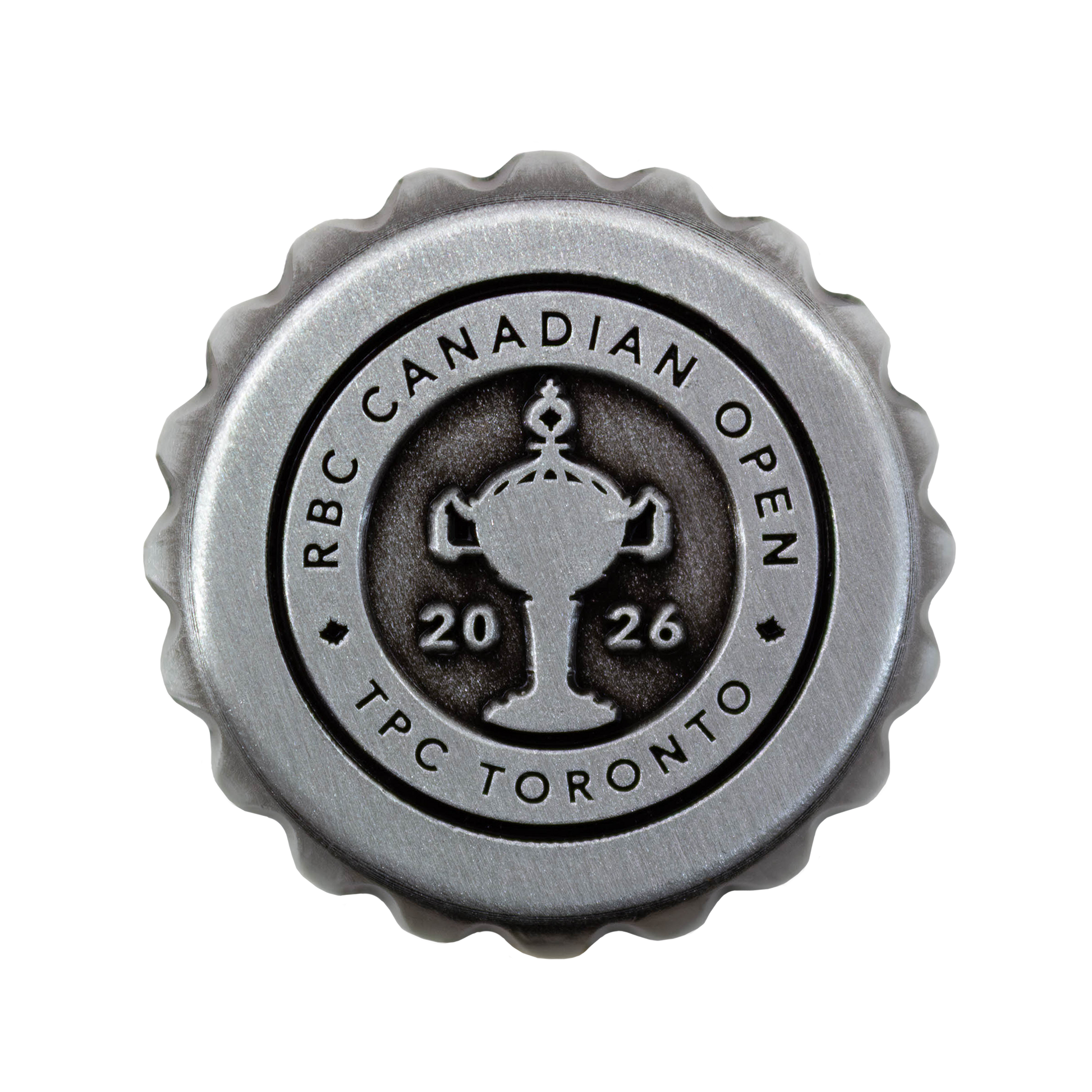 RBC Canadian Open Silver Bottle Cap Ball Marker