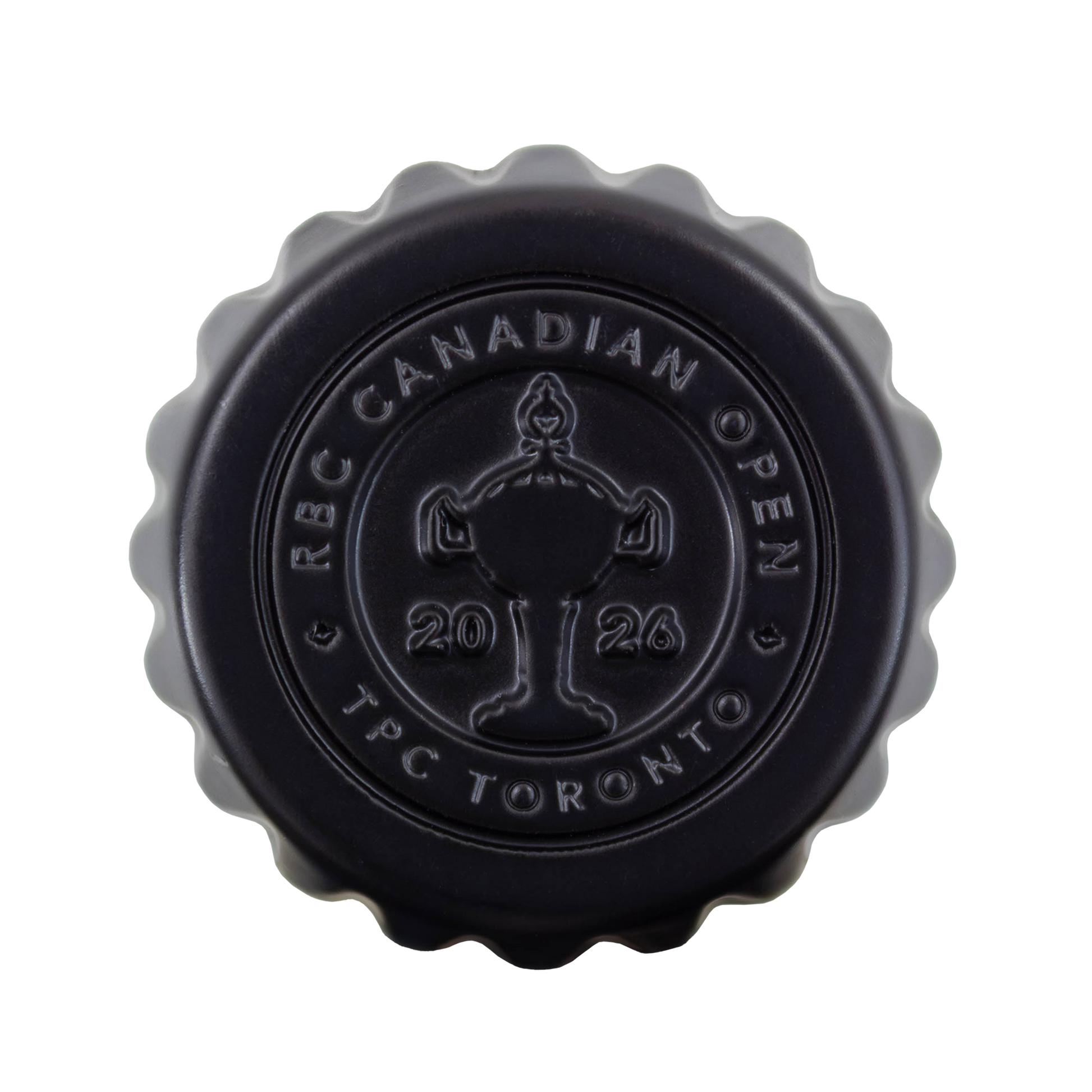 RBC Canadian Open Black Bottle Cap Ball Marker