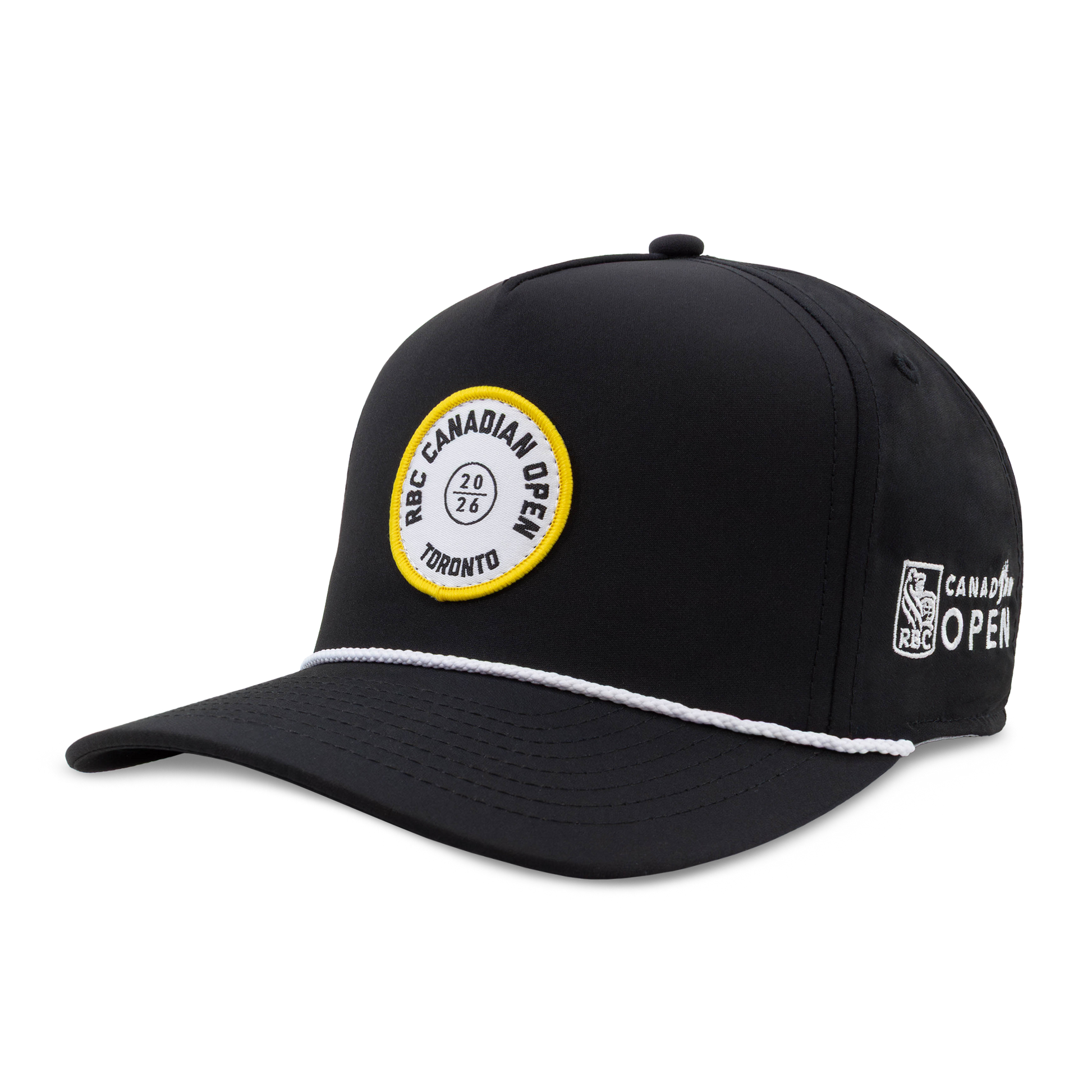 RBC Canadian Open Black Wrightson Woven Patch Hat