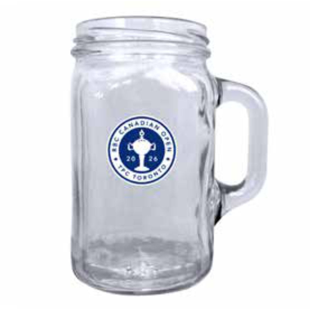 RBC Canadian Open Logoed Mason Jar Glass