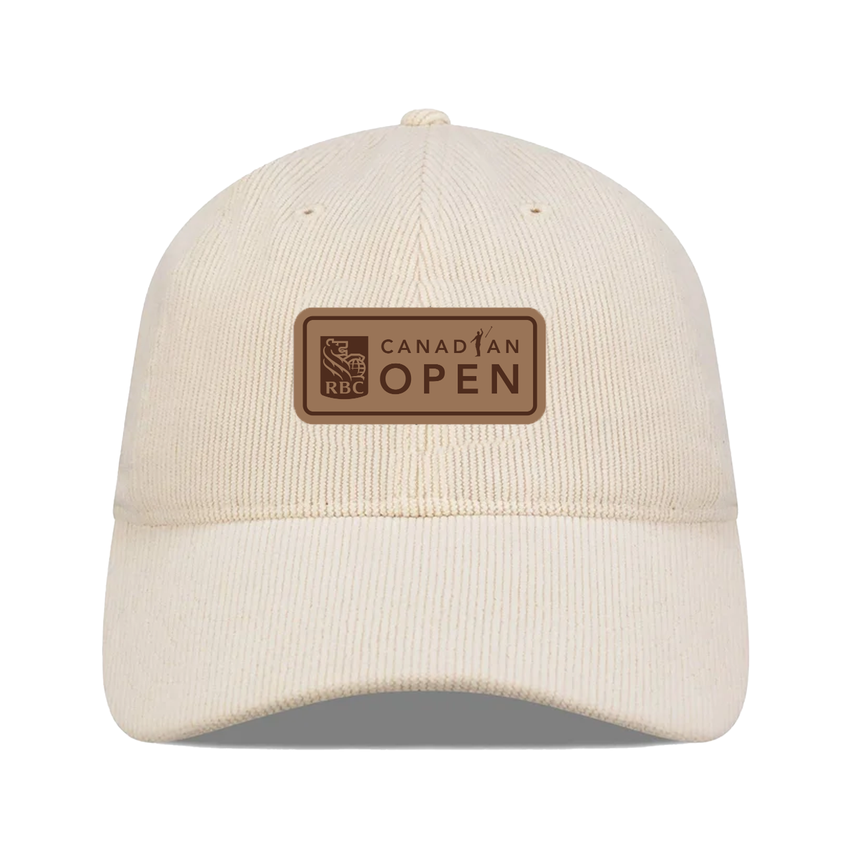 Casquette beige en velours côtelé de l'Omnium canadien RBC