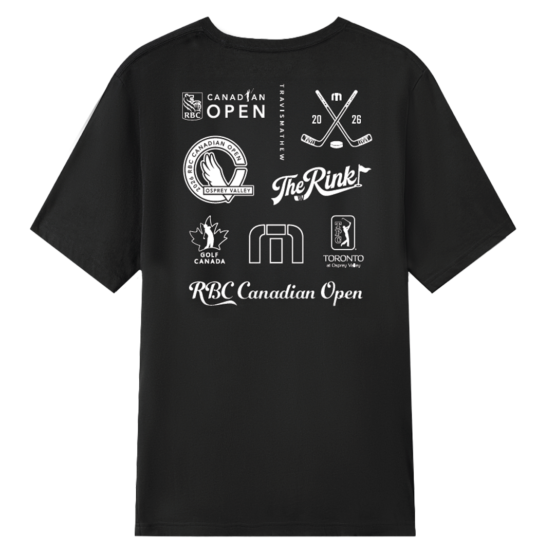 RBC Canadian Open Black The Rink Tee