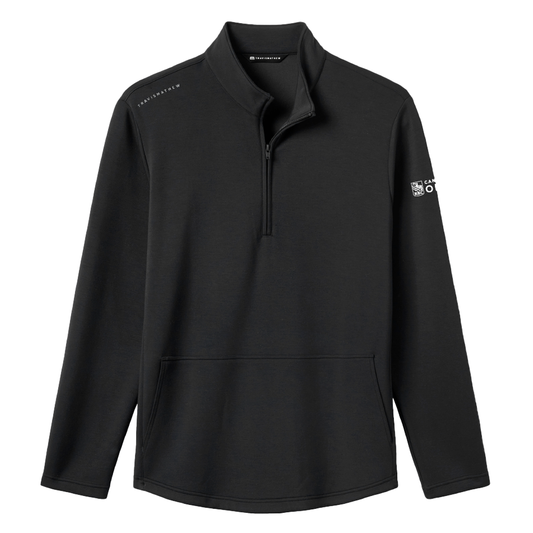 RBC Canadian Open Black Fibercloud Quarter Zip Jacket
