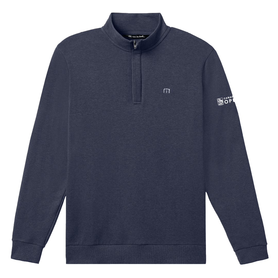 Veste Cloud 2.0 à col zippé bleu chiné de l'Omnium canadien RBC