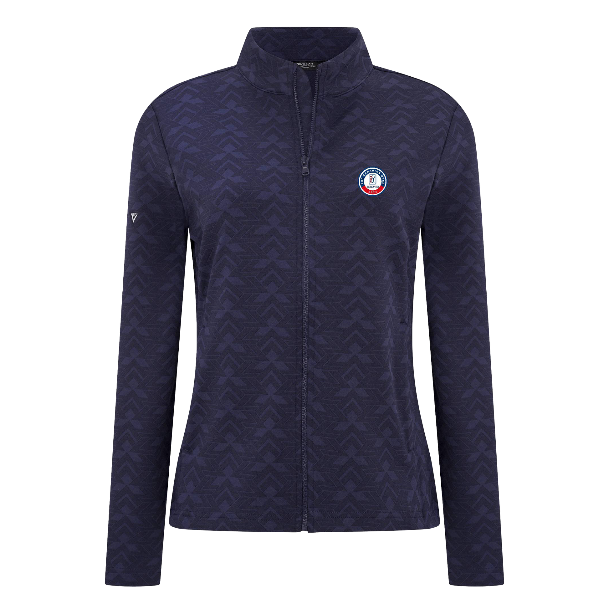Veste Chameleon à fermeture éclair pleine longueur marine pour femmes de l'Omnium canadien RBC