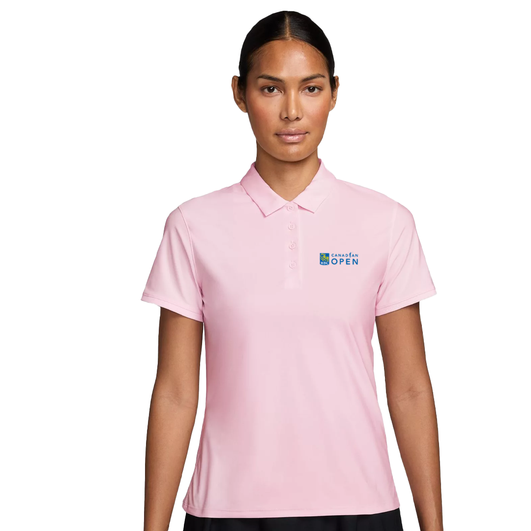 Women's RBC Canadian Open Pink Solid Velocity Polo
