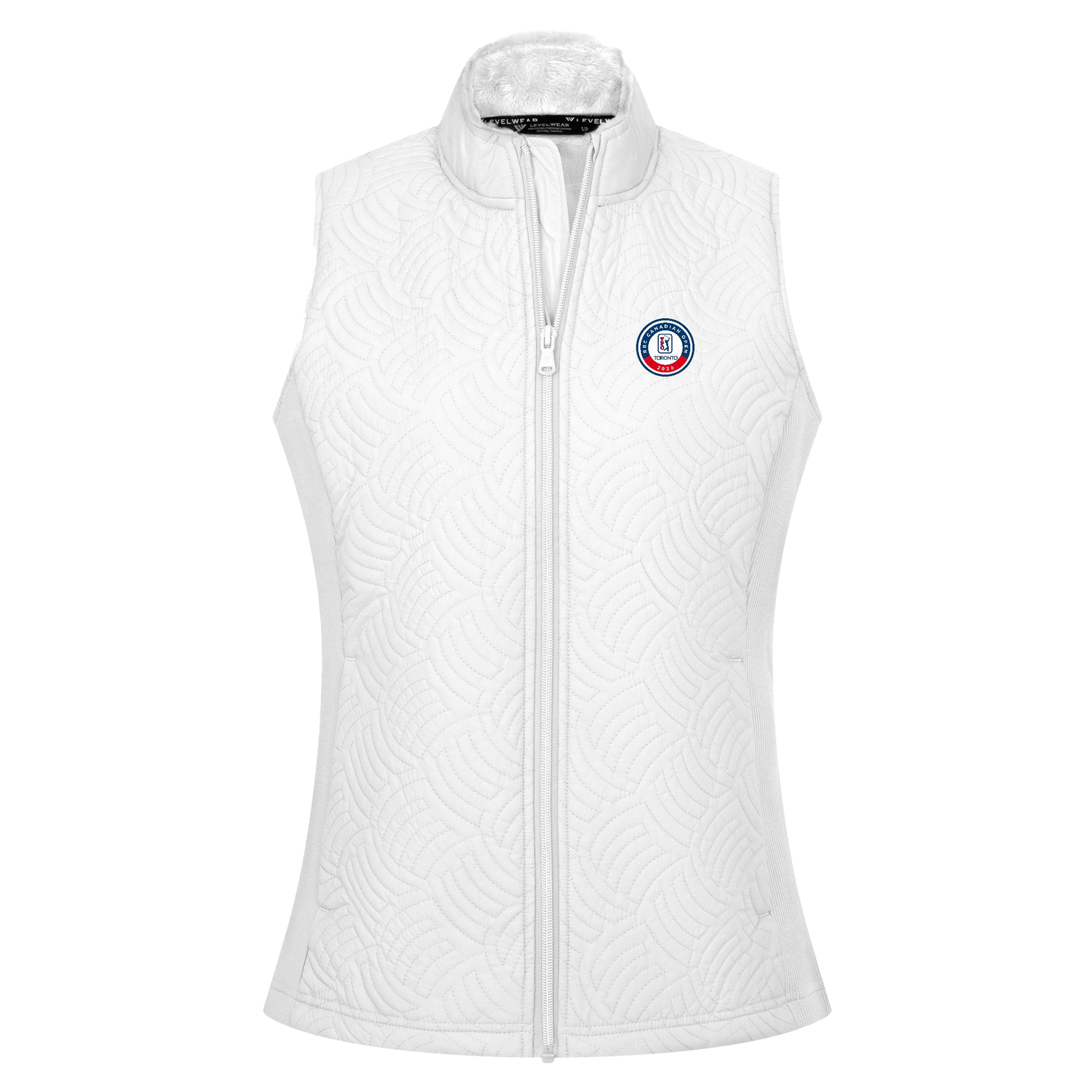 Veste sans manches Sandra blanche pour femmes de l’Omnium canadien RBC